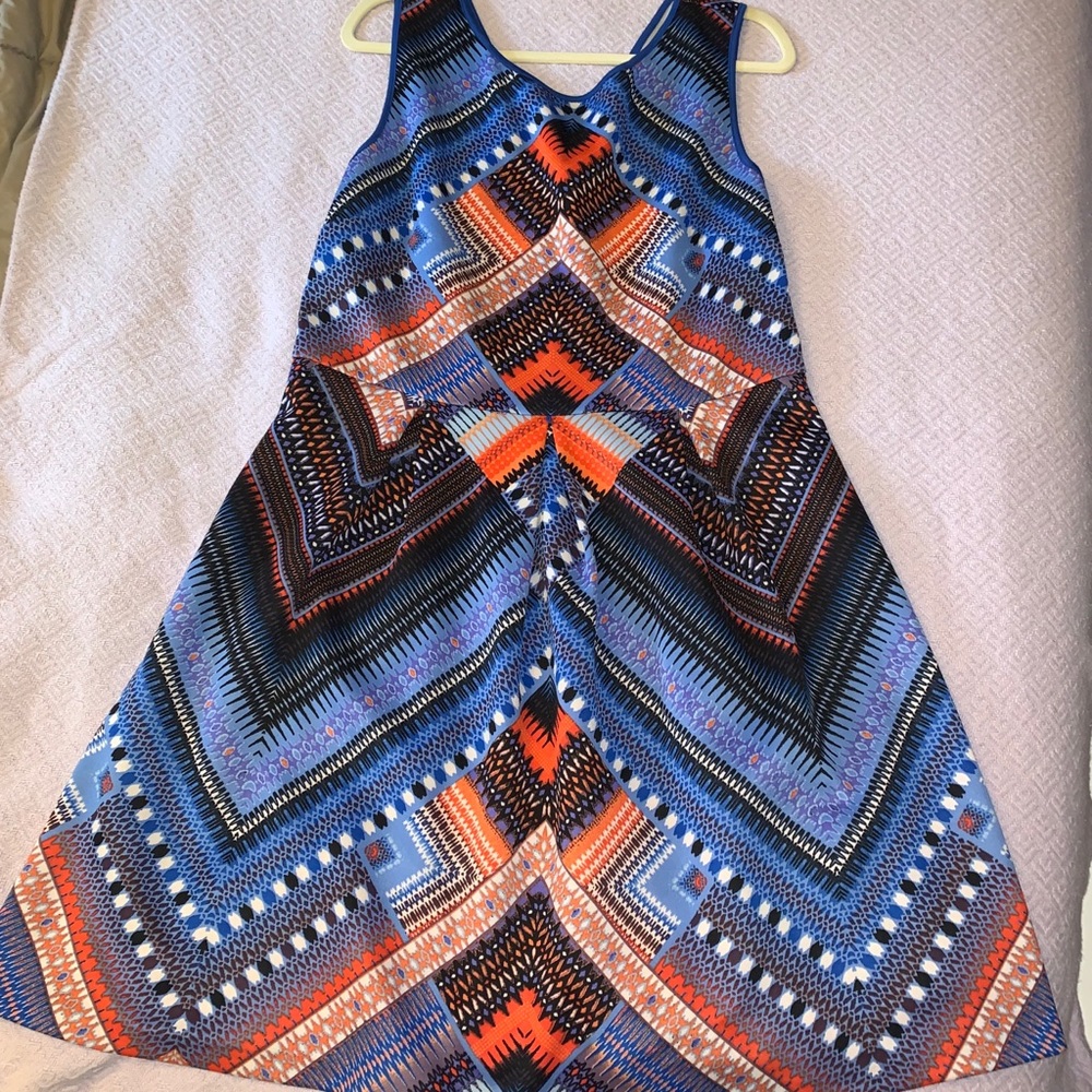 Geometric Print Dress